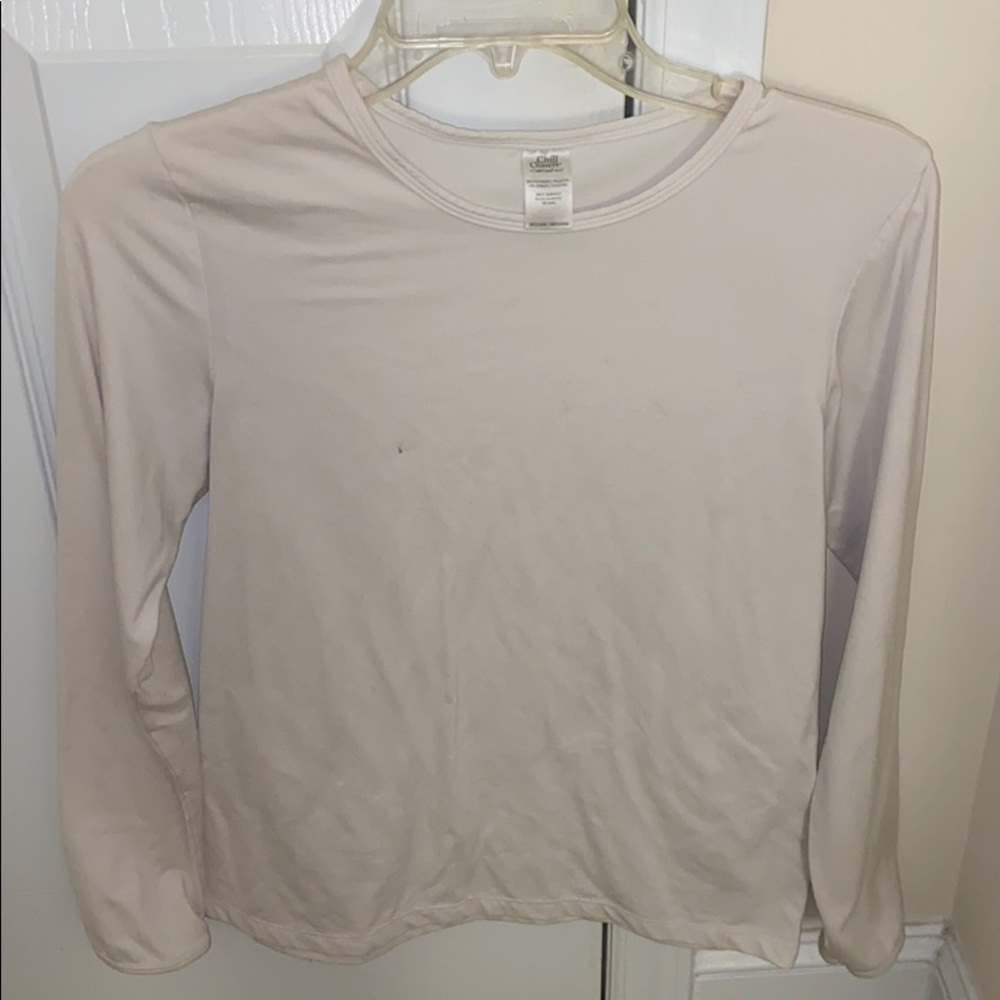white long sleeve shirt